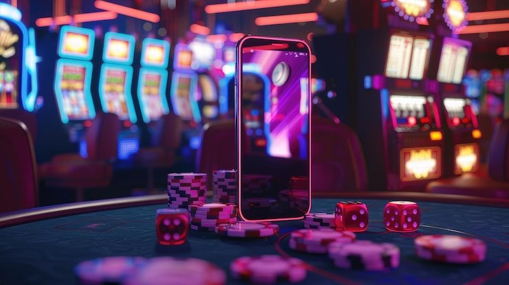 Pengguna mengakses Live Casino melalui smartphone dengan antarmuka responsif dan nyaman